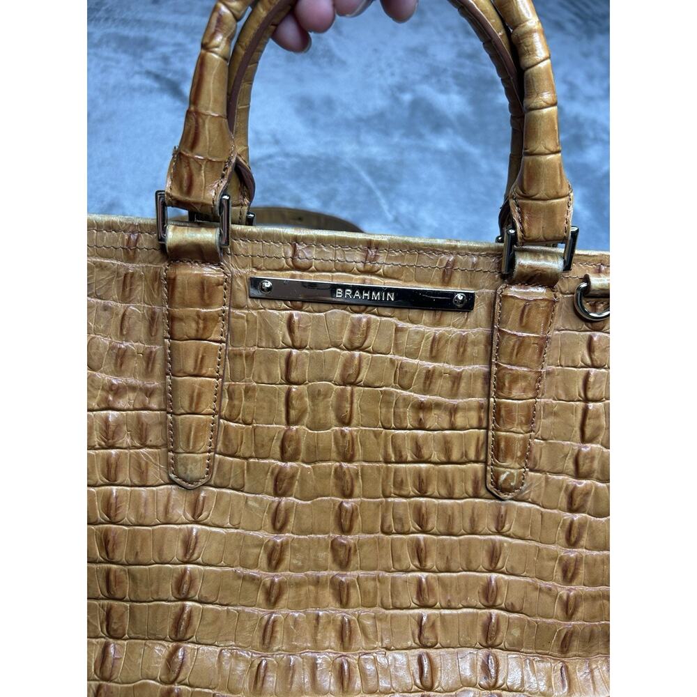 Brahmin Mini Arno Whiskey La Scala Shoulder Cross Body Bag - Picture 3 of 16